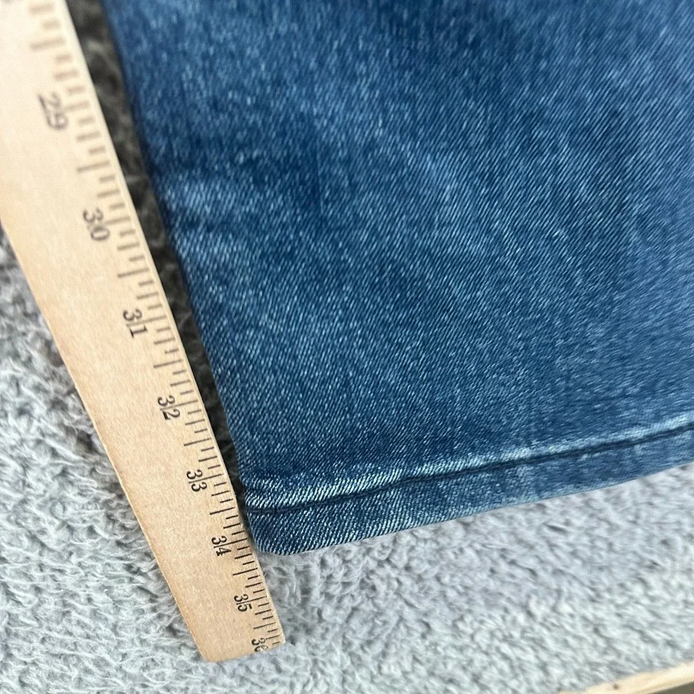 Levi's 511 Jeans Mens 32x34 Blue Cotton Denim Straight Workwear Travel Stretch